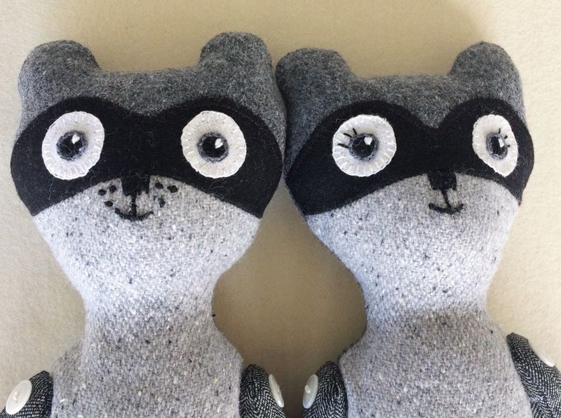 Barnigjen symønster Brillebjørn