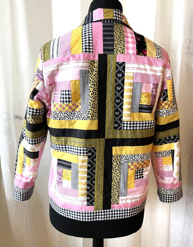 Patchworkjakke symønster